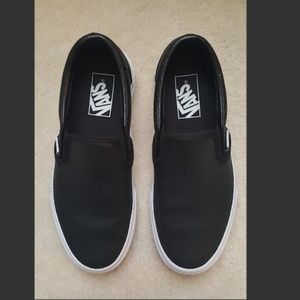 Vans Perf Leather Slip-On - Black
